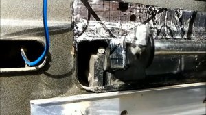 Декоративная накладка на заднюю дверь Уаз Патриот 2017