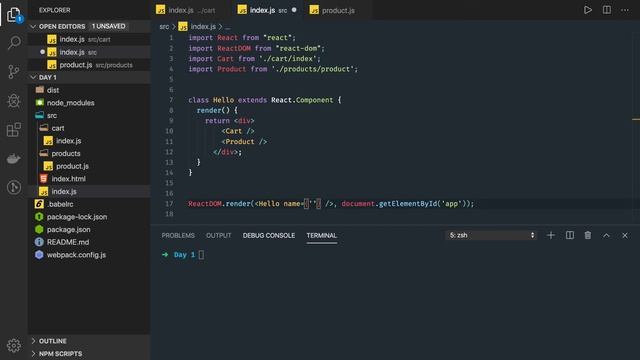 React JS Building Components #09 смотреть онлайн