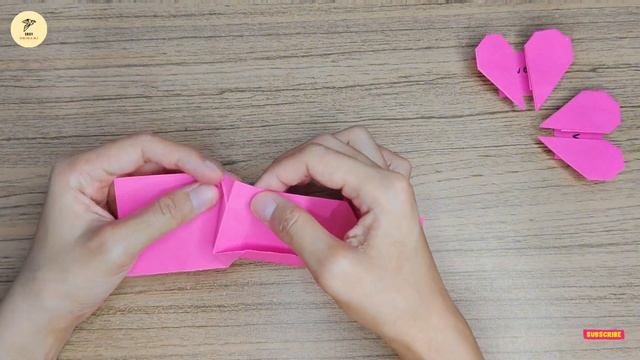 [ORIGAMI] How To Make Heart Note Paper Origami DIY || Easy Origami