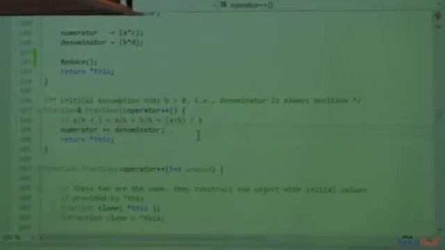 C++ Lecture 5 -- Operator Overloading, Assumptions смотреть онлайн
