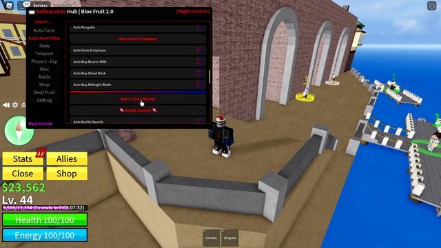 **BEST** Blox Fruits Script/Hub (Hxllow HUB) | Auto Farm | Chest Farm | Fruit Sniper | *PASTEBIN* смотреть онлайн