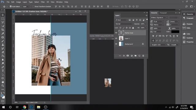 How to make an instagram post design (Photoshop Tutorial) смотреть онлайн