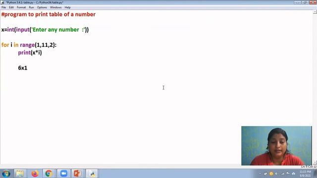 For Loop in Python смотреть онлайн