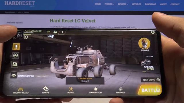 Crossout Mobile on LG Velvet - Gaming Quality Test смотреть онлайн