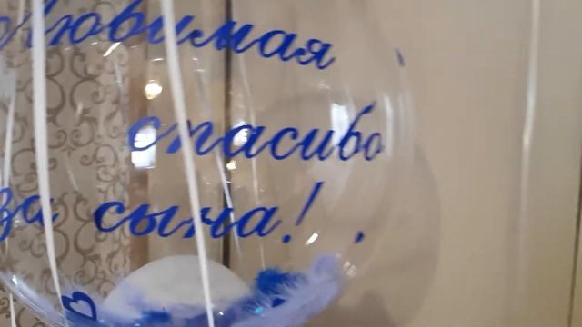 Шары на выписку из роддома для мальчика смотреть онлайн
