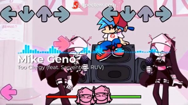 Mike Geno - Too Clergy (feat. Sarvente & RUV) (FNF: Mid-Fight Masses)