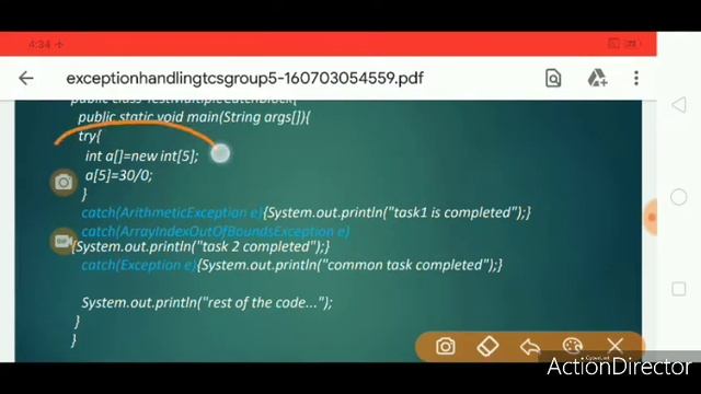 Unit III - BCA- Exception Handling in Java смотреть онлайн