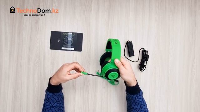 Гарнитура игровая накладная Razer Kraken Tournament Edition, Green | Распаковка Технодом смотреть онлайн
