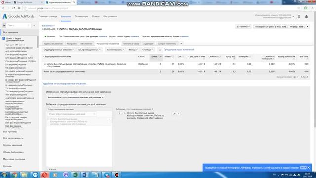Аудит контекстной рекламы Google AdWords компании техносети. Аудит Google AdWords.