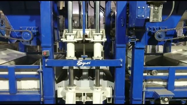 Вибропресс БП-550 для тротуарной плитки, бордюров, блоков смотреть онлайн