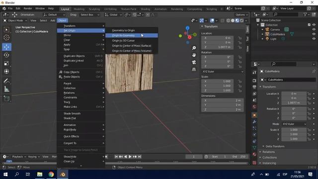 Blender - 4to B - Incluir textura al exportar como fbx смотреть онлайн