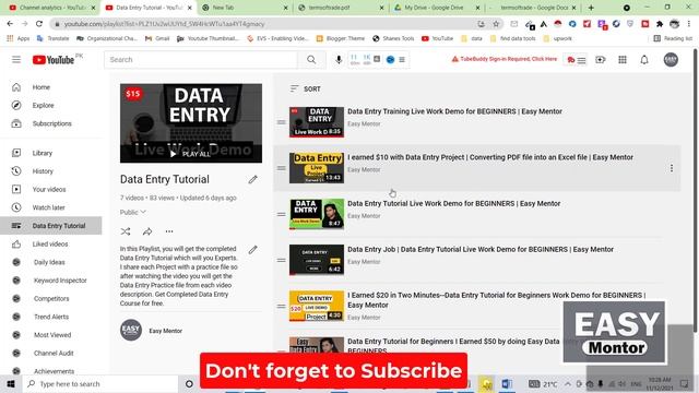UpWork Tutorial - Earn Money Easily - Data Entry, Typing, Copy Pasting & PDF to Word or Excel смотреть онлайн