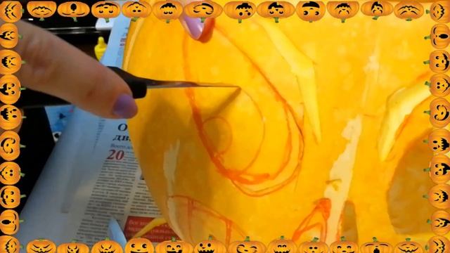 Как вырезать тыкву на Хэллоуин и обработать, чтобы дольше хранилась. Подробный мастер-класс смотреть онлайн