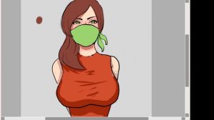 Drawing BONDAGE GIRL. SPEEDPAINT. Рисую связанную девушку