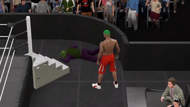 WWE 2K16 Celebrity Deathmatch Tournament :: Dennis Rodman vs The Joker смотреть онлайн