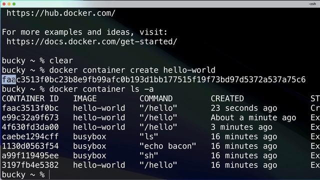 Docker - Tutorial 4 - List, Create, and Start Containers смотреть онлайн