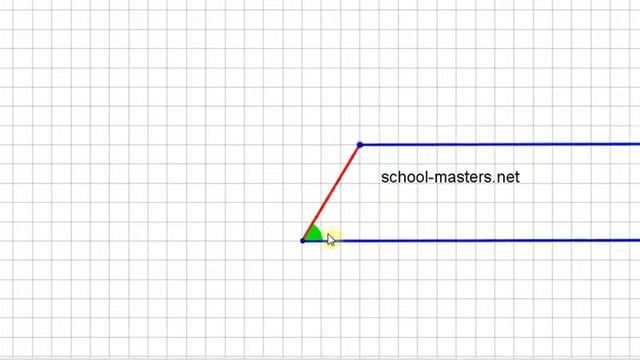 Признак параллельности двух прямых смотреть онлайн