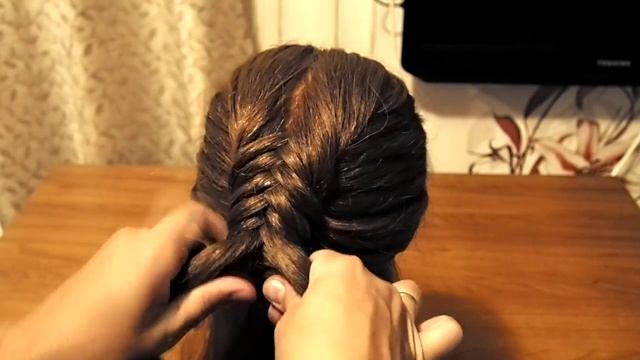 Коса Колосок Рыбка. Reverce Fish Tail Braid Автор Капралова Ольга смотреть онлайн