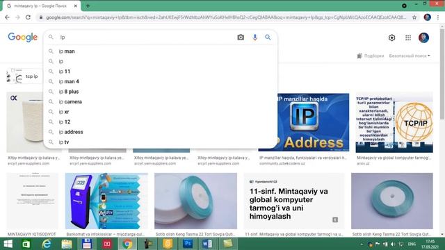 11 Dars. Tarmoq Tushunchasi Va IT Adreslar