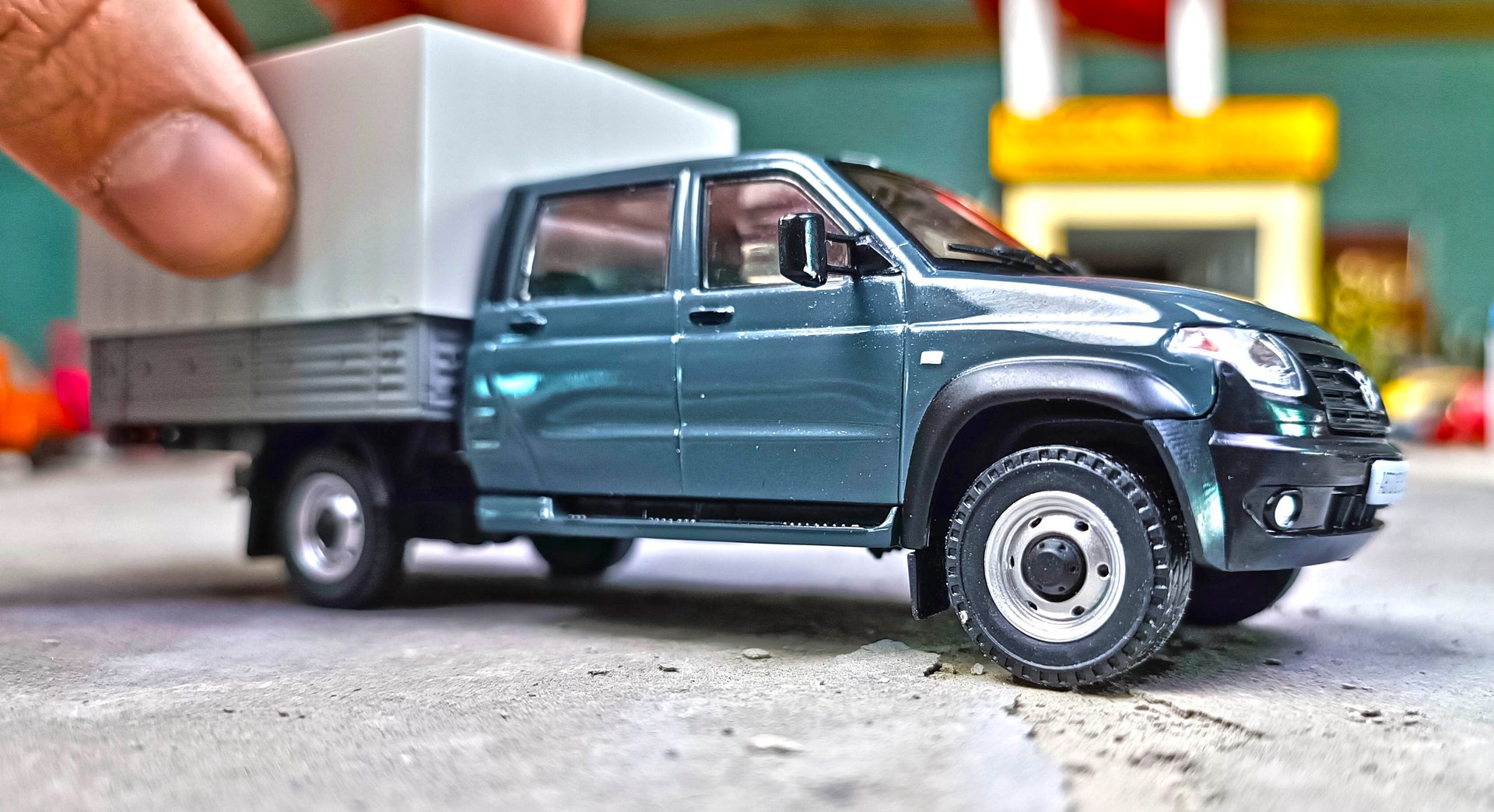 Модель УАЗ ПРОФИ ПИКАП масштабная модель 1/43. Про машинки. смотреть онлайн