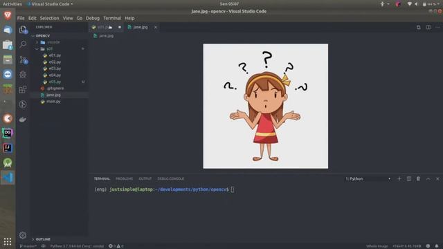 [S01E05] OpenCV Pemula - Crop Image смотреть онлайн