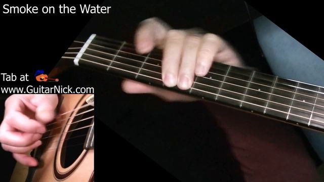 "Smoke on the Water" by Deep Purple | Fingerstyle Guitar + TAB смотреть онлайн