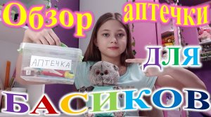 Обзор аптечки для басиков.