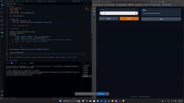 VoiceGPT with Whisper API and Python Part 1 - gyttsx3 TTS смотреть онлайн