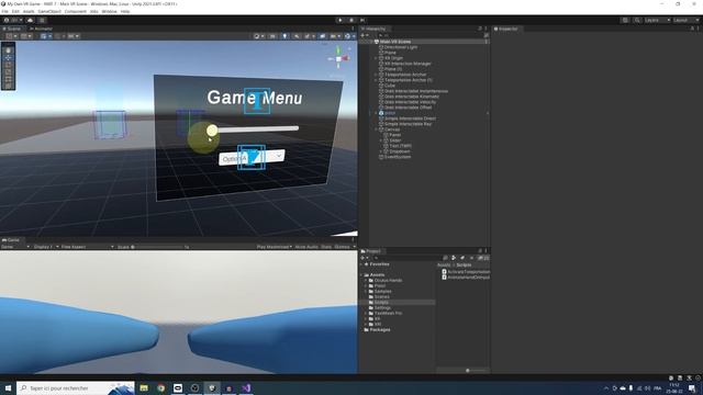 How to Make a VR Game in Unity 2022 - PART 7 - User Interface смотреть онлайн