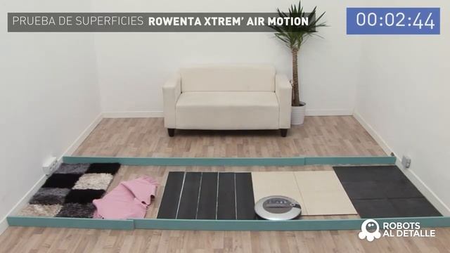 Робот-пылесос Rowenta Extrem´Air Motion тест на разных поверхностях смотреть онлайн