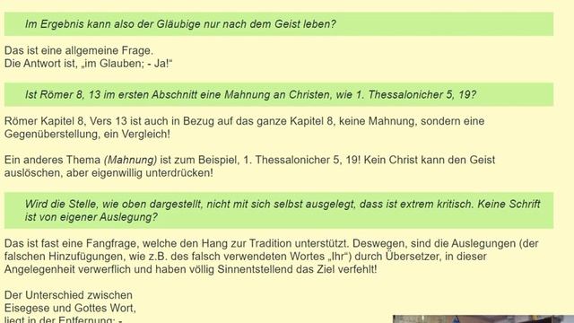 Römer 8.13 ihr Textanalyse смотреть онлайн