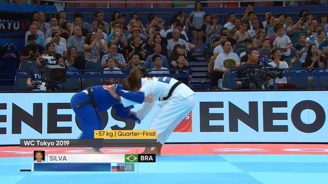 SILVA Rafaela Bronze medal Judo World Championships Senior 2019 смотреть онлайн