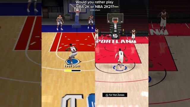 Would you rather play NBA 2K or NBA 2K21? смотреть онлайн