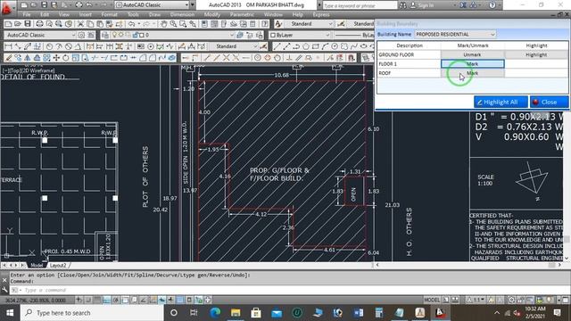 Autoplan Marking For Residential Building in Autocad смотреть онлайн