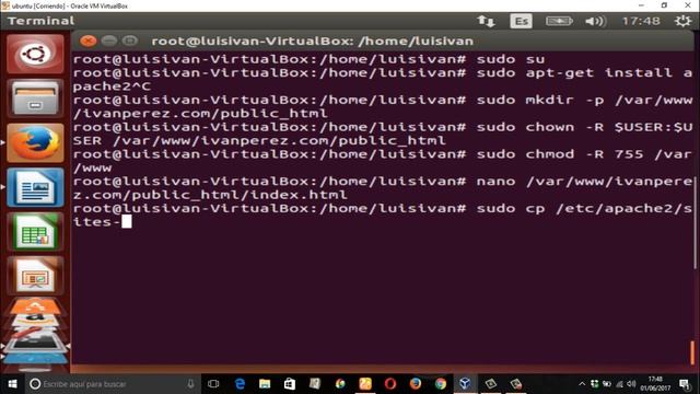 Crear Pagina Web con Apache en Ubuntu смотреть онлайн
