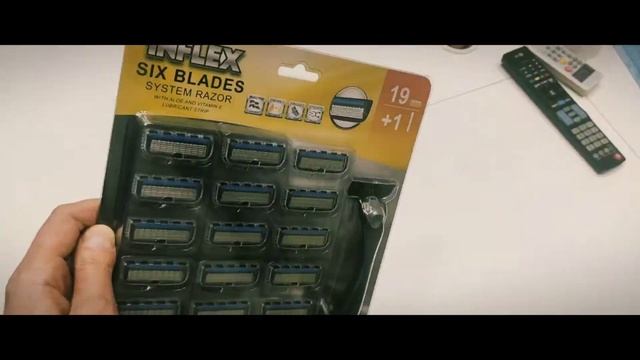 19 многоразовых кассет / 6 лезвий / Бритвенный станок Inflex. Ищите на Ozon.ru