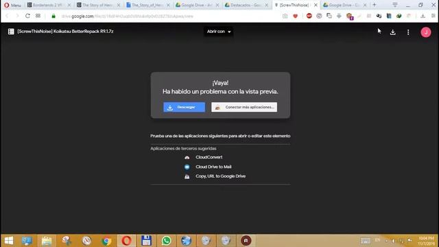 Google Drive, HTTP ERROR 403. Y otros trucos. (no funciona desde sep 2020) смотреть онлайн