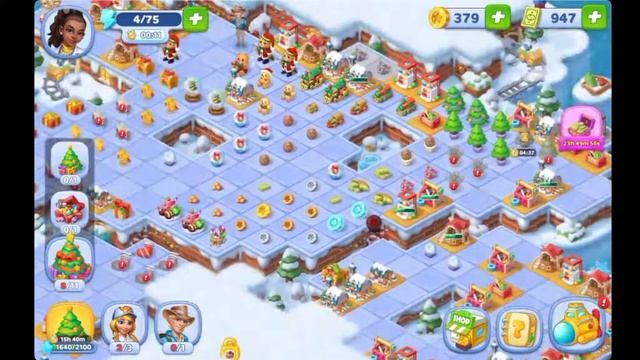 Merge County - Christmas Wonderland - Part 1.4 - Walkthrough - FULL STORY - CaroGamesNL смотреть онлайн