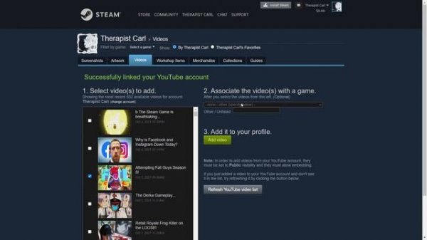 How to post a video on Steam 2021