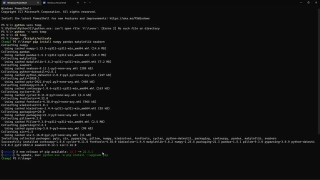 A quick way to copy the packages from one virtual environment to another in Python смотреть онлайн