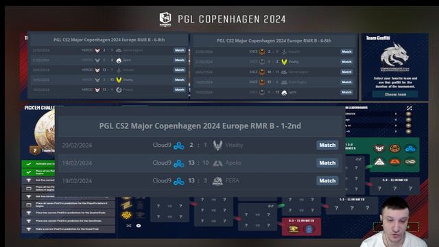 МОЙ ПИКЕМ НА ПЕРВЫЙ МАЖОР #1 / Pick'em on first Major CS2 смотреть онлайн