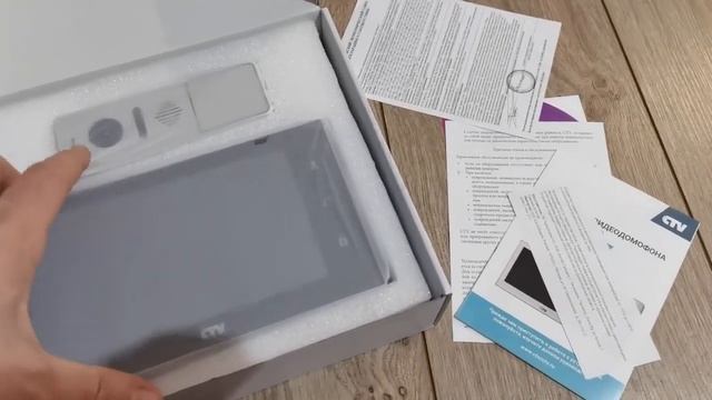 Распаковка — Видеодомофон CTV DP4706AHD смотреть онлайн