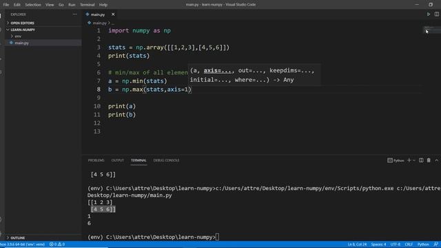 Python Numpy Tutorial - 9 - Statistics in NumPy смотреть онлайн
