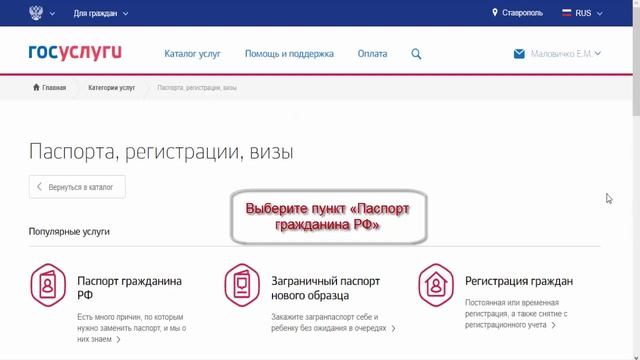 Как через госуслуги поменять паспорт смотреть онлайн