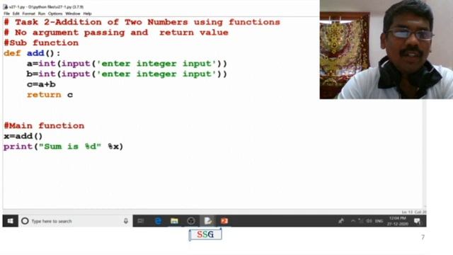 Function Prototypes in Python | Argument Types | Return Values | Programs | GE8151-PSPP | Tamil | 2 смотреть онлайн