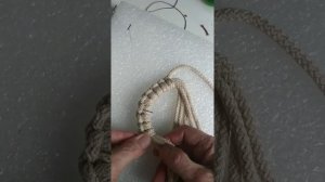 МАКРАМЕ. Мастер класс Плетение КАШПО. часть1. Выполнение петли.#макраме #кашпо #плетение_кашпо