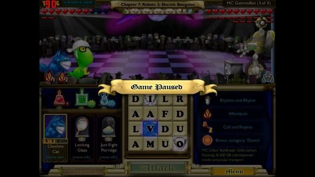 Bookworm Adventures 2 Walkthrough (cheating) E08: A Dance Battle?! смотреть онлайн