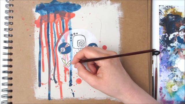 Art Journal: Using Die-cuts смотреть онлайн