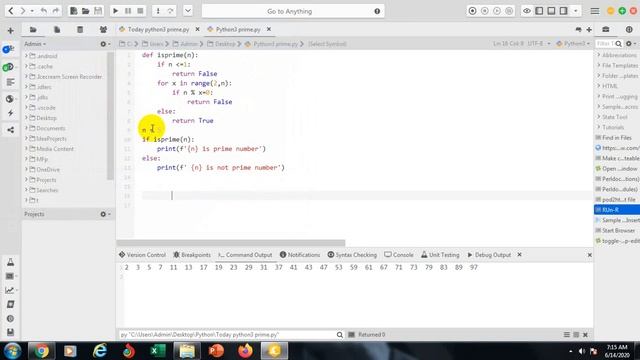 Python: Find prime number смотреть онлайн