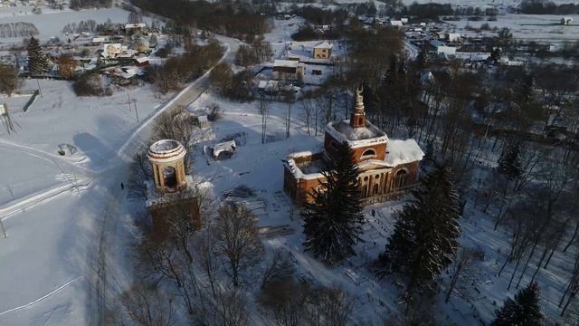 Тульская область Венёвский район Аксиньино церковь Спаса Нерукотворного Образа